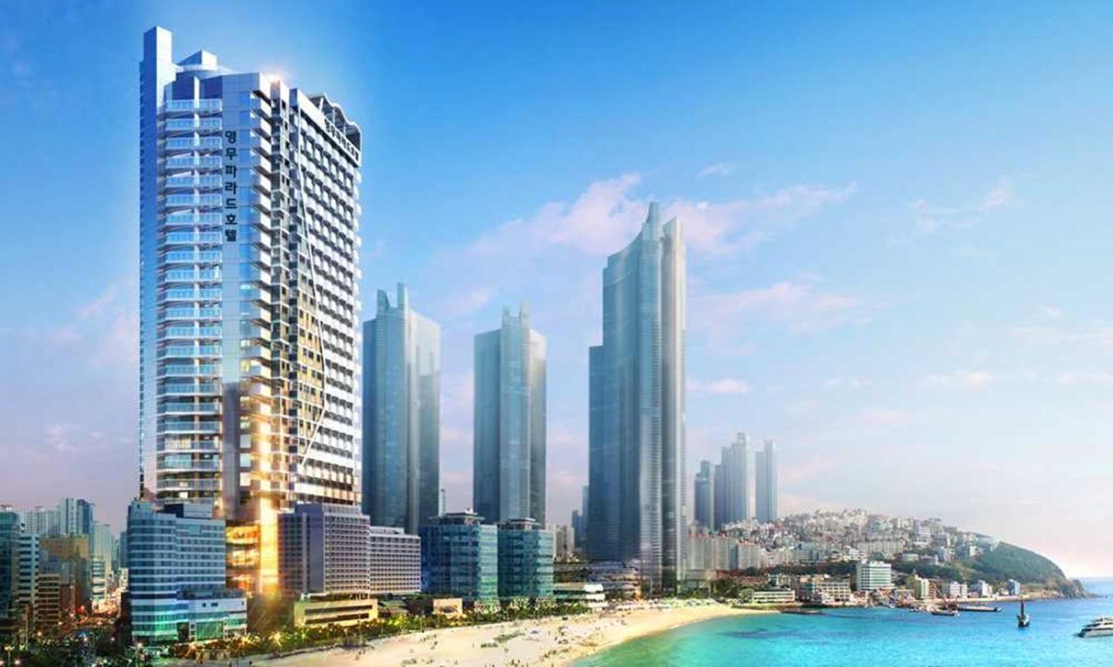 Busan Yeongmu Parade Hotel Haeundae Beach Экстерьер фото
